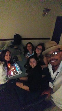 a group of people posing for a picture